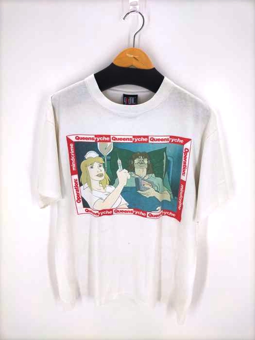giant() 90S queensryche 両面プリントバンドTシャツ メンズ トップス