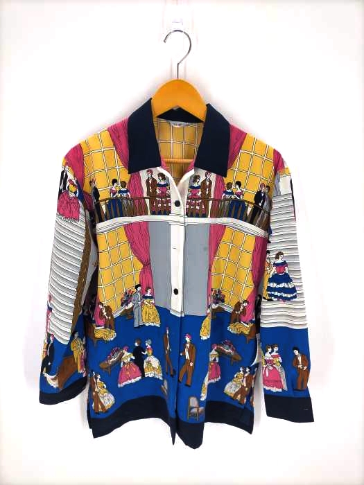 USED古着（ユーズドフルギ） OLD 舞踏会柄シャツ レディース トップス