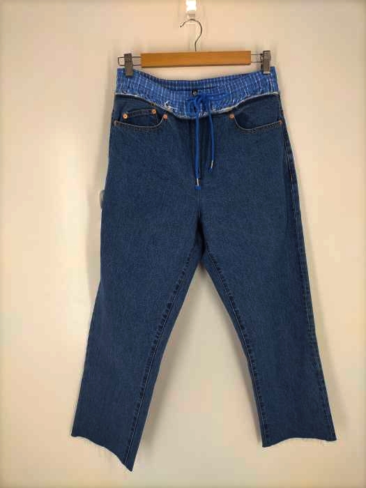 Name.（ネーム） 18AW FAKE LAYERED WAIST DENIM PANTS メンズ パンツ