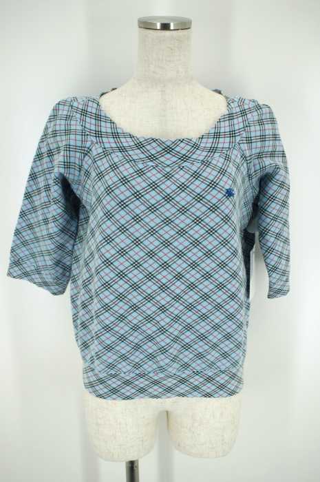 BURBERRY BLUE LABEL（バーバリーブルーレーベル） チェック柄カットソー レディース トップス