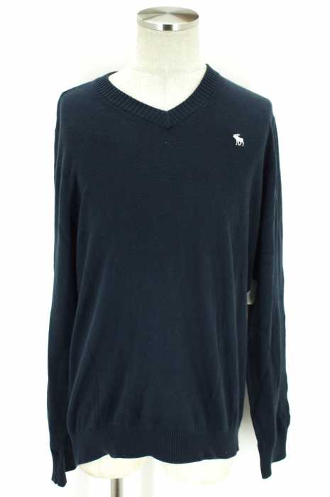 Abercrombie & Fitch (アバクロンビーアンドフィッチ) カシミヤ混Vネックニットトップス メンズ トップス