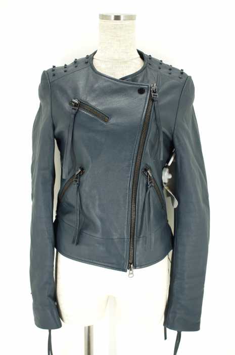 DENHAM （デンハム） シープレザーライダースジャケット レディース 