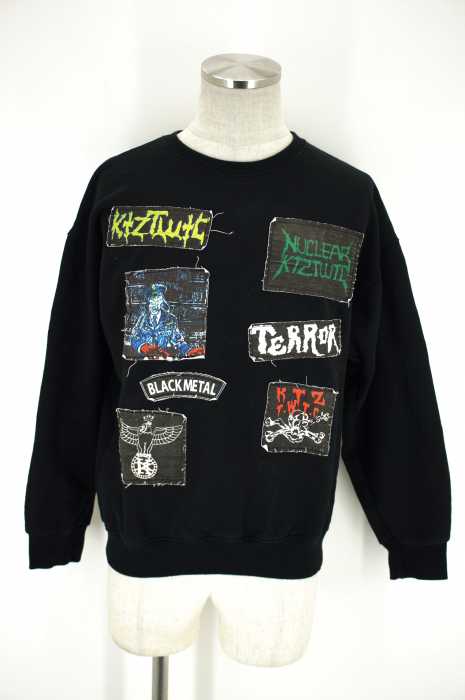 KTZ （ケイティーゼット） ワッペン付きスウェット メンズ トップス