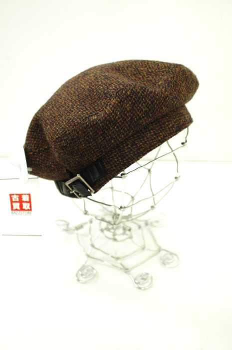 Harris Tweed （ハリスツイード） ウールハンチングキャップ メンズ 帽子