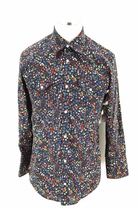 DSQUARED2 （ディースクエアード） 17AW Poplin Shirt ポプリンシャツ 総柄ウエスタンシャツ メンズ トップス