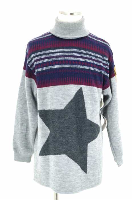 FACTOTUM （ファクトタム） 15AW アイヌジャガードタートルネックニット メンズ トップス