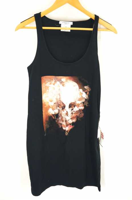 GIVENCHY（ジバンシィ） スカルプリントUネックノースリーブシャツ レディース トップス