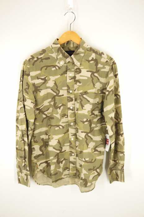 BEAMS (ビームス) カモ柄オックスフォードボタンダウンシャツ メンズ トップス