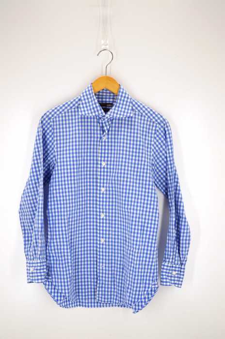BEAMS F(ビームスエフ) SLIM FIT ギンガムチェックシャツ メンズ トップス