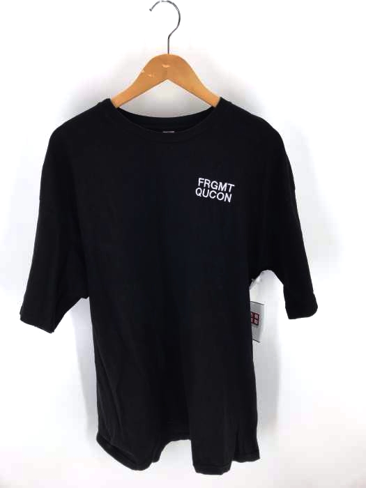 QUCON（キューコン） オフィシャルロゴ刺繍Tシャツ メンズ トップス