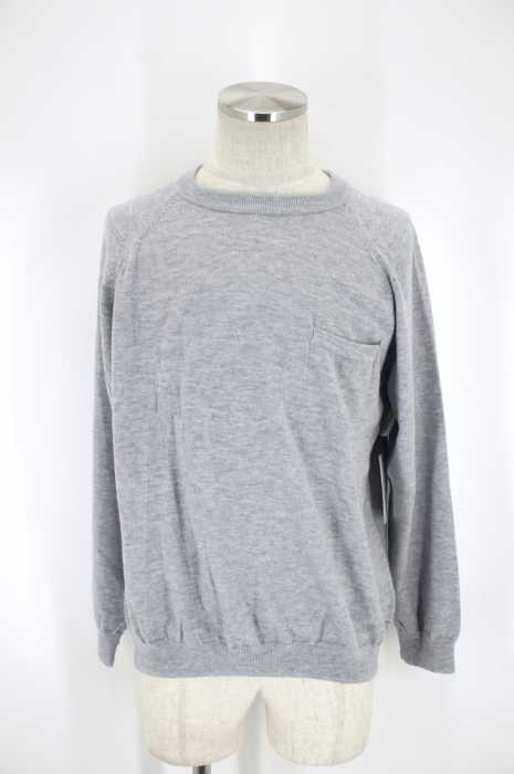 crepuscule (クレプスキュール) 15AW ウールラグランクルーネックニット メンズ トップス