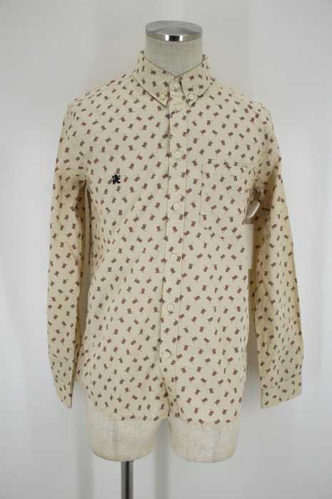 R.NEWBOLD（アールニューボールド） ボタンダウン総柄シャツ メンズ トップス