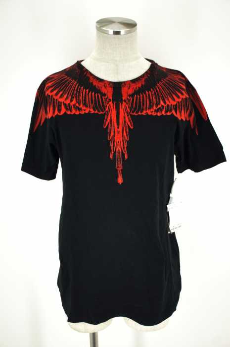 MARCELO BURLON (マルセロバーロン) イーグルフェザープリントカットソー Tシャツ メンズ トップス
