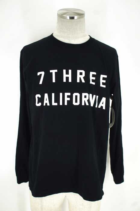 7THREE （） ロングスリーブプリントTシャツ メンズ トップス