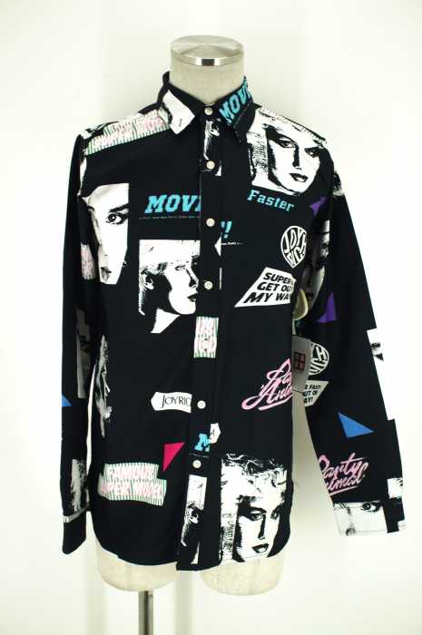 JOYRICH (ジョイリッチ) プリント長袖ボタンシャツ メンズ トップス