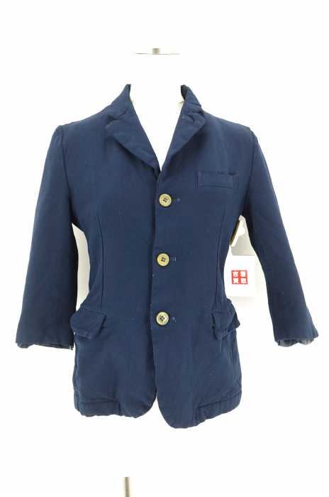 COMME des GARCONS COMME des GARCONS (コムデギャルソンコムデギャルソン) AD2009 縮絨3Bハーフスリーブジャケット レディース アウター