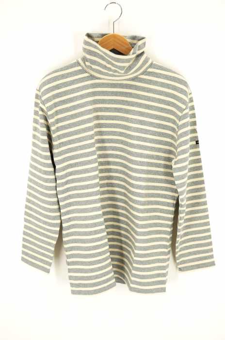 SAINT JAMES（セントジェームス） タートルネックボーダーカットソー メンズ トップス