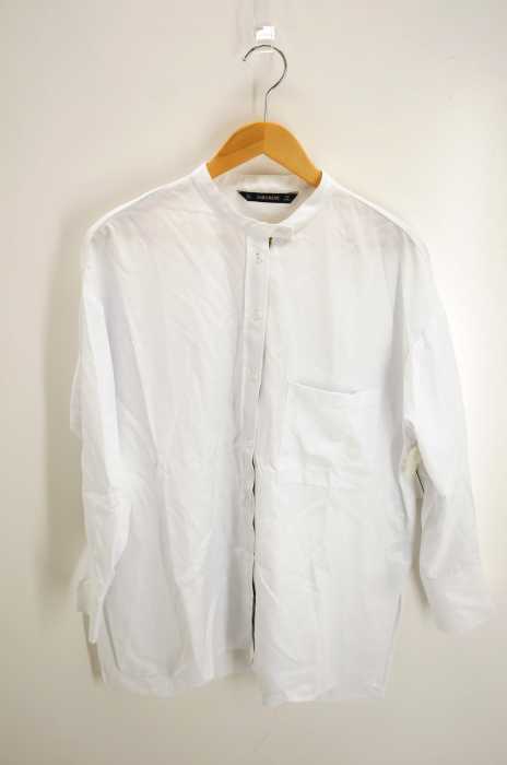 ZARA BASIC （ザラベーシック） バンドカラーシャツ レディース トップス