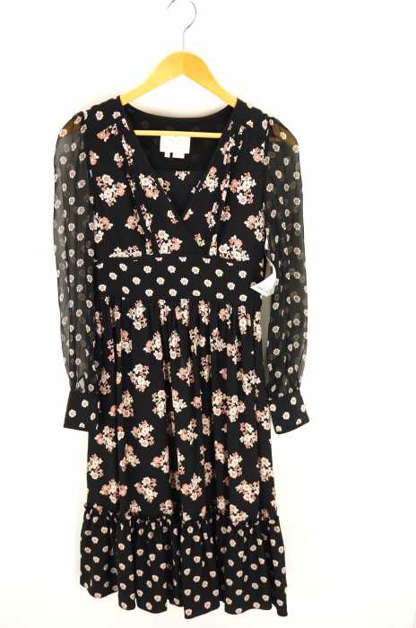 Kate spade（ケイトスペード） 桜柄シルクワンピース レディース