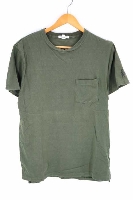 ENGINEERED GARMENTS NEW YORK（エンジニアド ガーメンツ） クロスクルーネック バックアニマルプリントTシャツ メンズ トップス