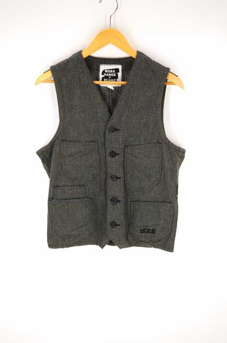 WORK HANDS × BEAMS（ワークハンズ ビームス） コットンワークベスト メンズ トップス