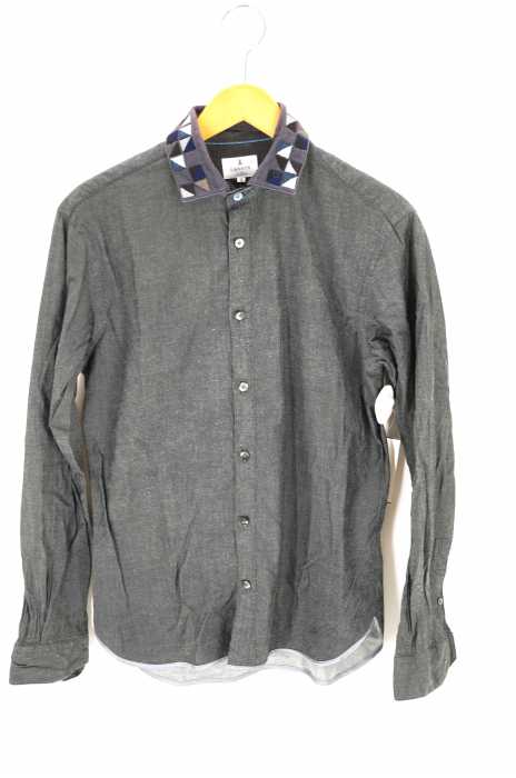 LANVIN en Bleu （ランバンオンブルー） 2WAY バンドカラーシャツ メンズ トップス