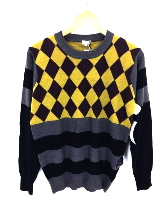 Paul Smith（ポールスミス） シルクカシミヤ混総柄ウールニット メンズ トップス