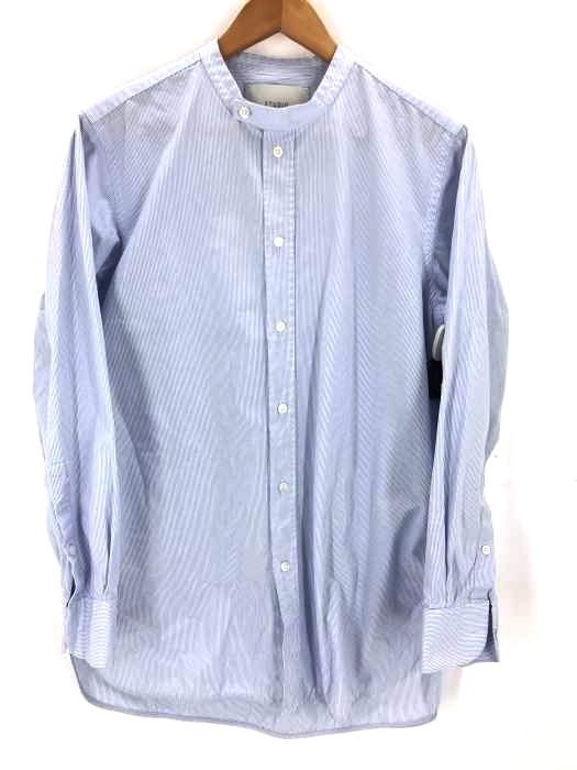 STUDIO NICHOLSON（スタジオニコルソン） STAND COLLAR SHIRT メンズ トップス