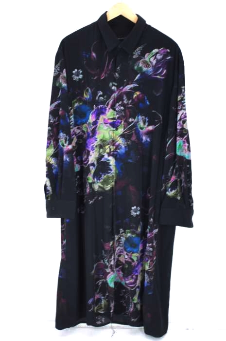 トップス lad musician DECHINE FLOWER LONGSHIRT 44 LAD MUSICIAN（ラッドミュージシャン） DECHINE FLOWER LONG SHIRT