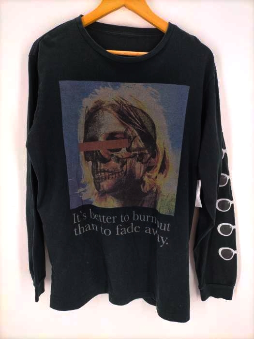 THREE FACE（スリーフェイス） オマージュプリント ロングスリーブTシャツ メンズ トップス
