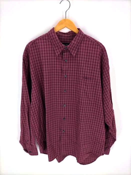 Eddie Bauer（エディーバウアー） ブロックチェック 長袖シャツ メンズ トップス