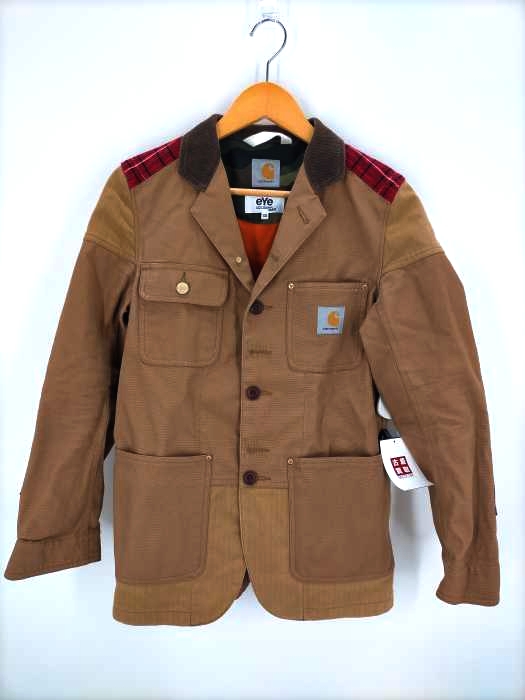 eYe JUNYA WATANABE COMME des GARCONS MAN（アイジュンヤワタナベコムデギャルソンマン） AD2015 16SS エルボパッチパッチワークダック地カバーオールジャケット メンズ アウター