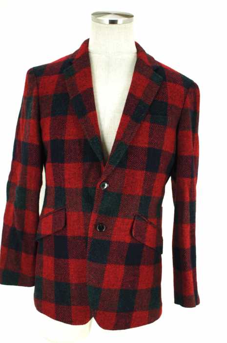 Le clic×Harris Tweed (ルクリック×ハリスツイード) チェック柄ツイードテーラージャケット メンズ アウター
