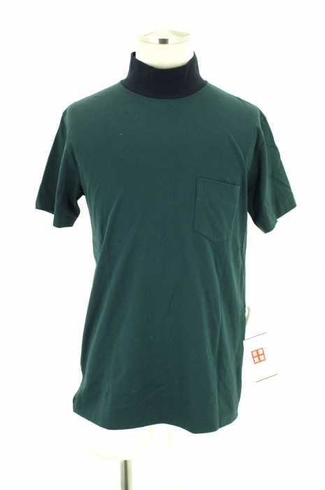 SCYE （サイ） 16SS 60/3度詰め天竺 配色モックタートルTシャツ メンズ トップス