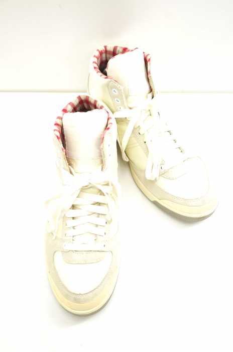 DIESEL （ディーゼル） DEEP　パテント切替ハイカットスニーカー メンズ シューズ