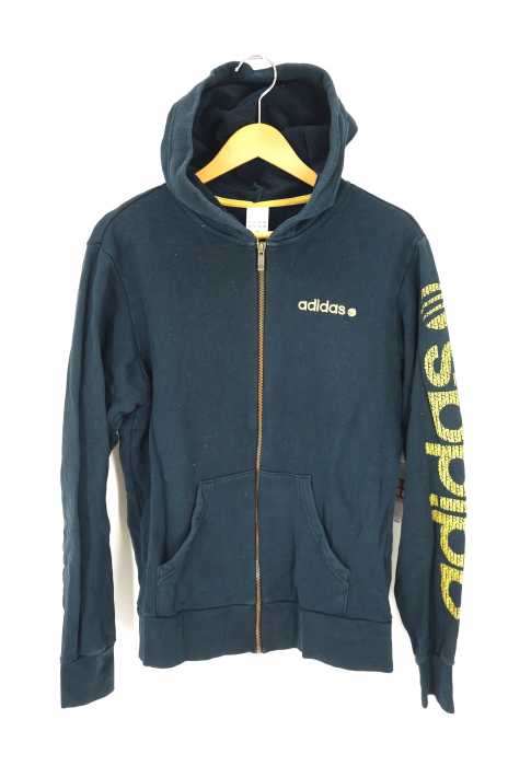 adidas neo label （アディダスネオレーベル） ロゴプリントジップアップパーカー メンズ トップス