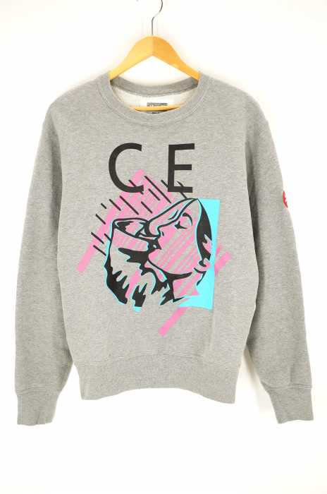 C.E （シーイー） グラフィックプリントクルーネックスウェット メンズ トップス