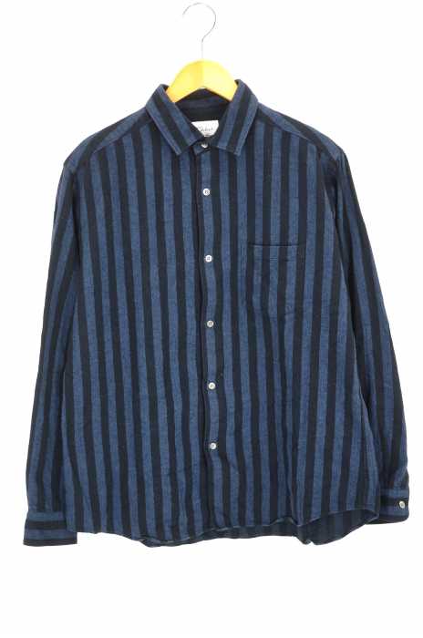 Adam et Rope （アダムエロペ） ストライプシャツ メンズ トップス