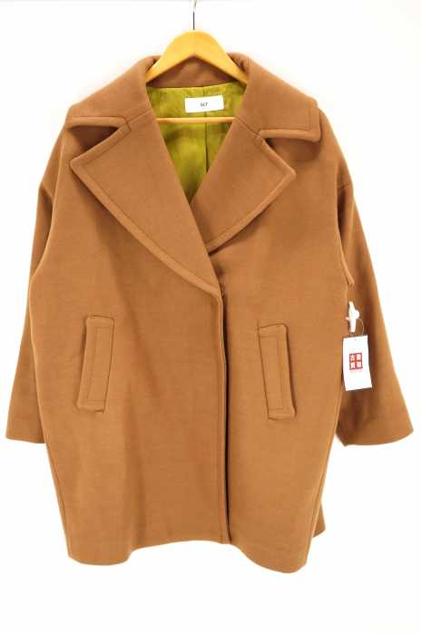 SLY（スライ） BIG COLLAR COCOON COAT レディース アウター