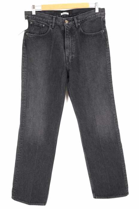 AURALEE （オーラリー） 20SS WASHED HARD TWIST DENIM 5P PANTS メンズ パンツ