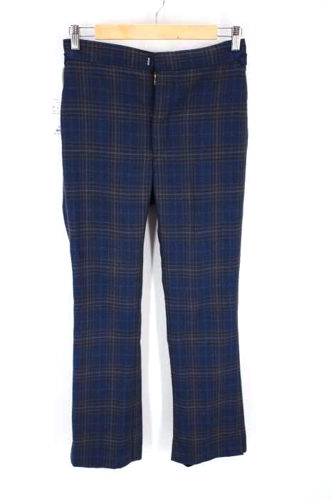 TOGA PULLA(トーガプルラ) Wool check vent pants レディース パンツ