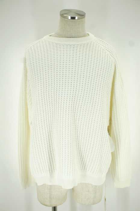 bukht(ブフト) 16AW NEW BIG WAFFLE CREW NECK ニットトップス メンズ トップス