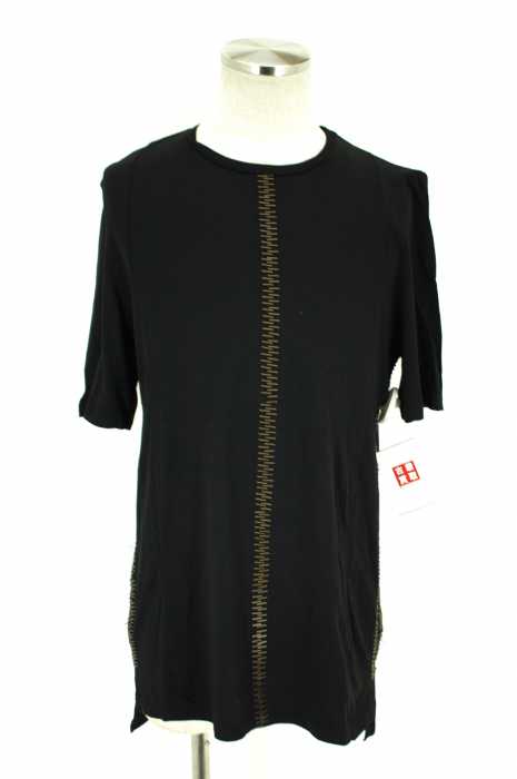 ZARA MAN (ザラマン) 竹ビーズ装飾Tシャツ メンズ トップス