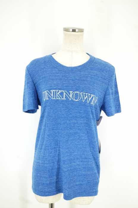 moussy （マウジー） ネップ加工UNKNOWN刺繍Tシャツ レディース トップス
