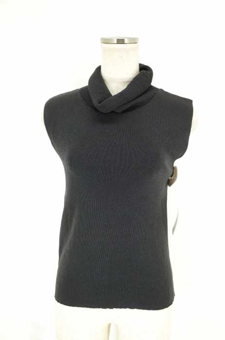AMERI（アメリ） ROLL UP NECK KNIT TANK タンクトップ レディース トップス