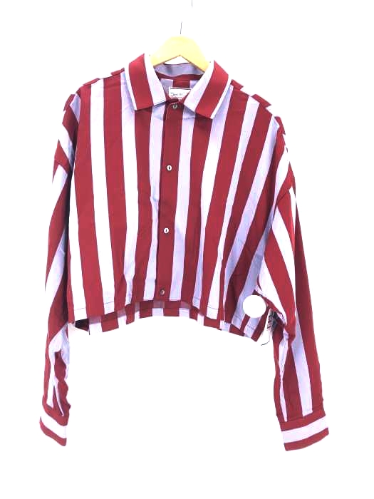 SHAREEF(シャリーフ) STRIPE L/S SHORT SHIRTS メンズ トップス