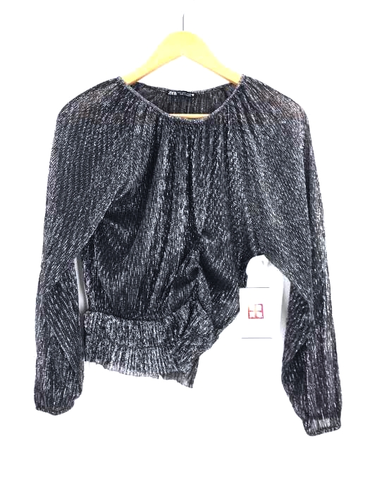 ZARA（ザラ） シースルーカットソー レディース トップス