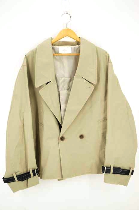 shiki tokyo（シキトウキョウ） OVERSIZED SHORT TRENCH BLOUSON メンズ アウター
