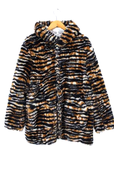 Needles（ニードルス） Hooded Coat-Acrylic Fur/Tiger メンズ アウター