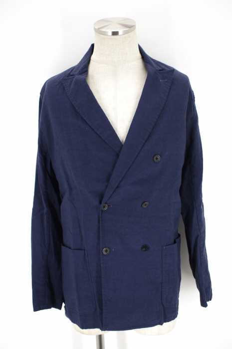 COMOLI （コモリ） 15SS リネン混ダブルジャケット メンズ アウター